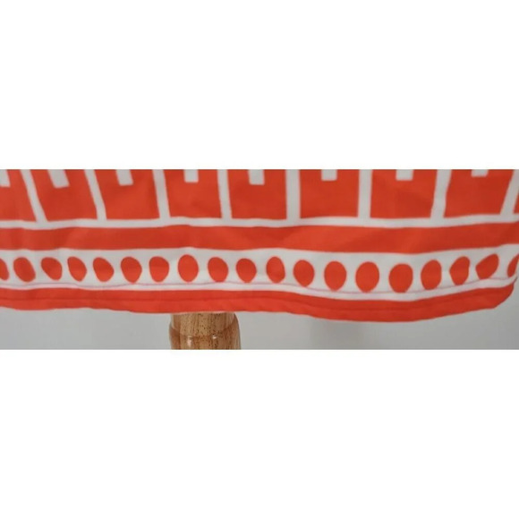 Jude Connelly Penelope Dress Ombre Coral Sleeveless V Neck Abstract Sz S READ - Picture 9 of 9